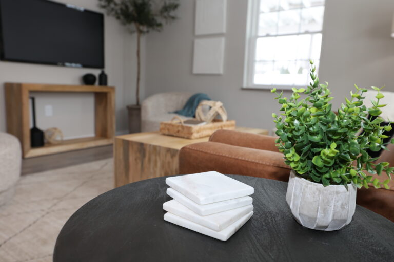 Staged interior by Set the Stage