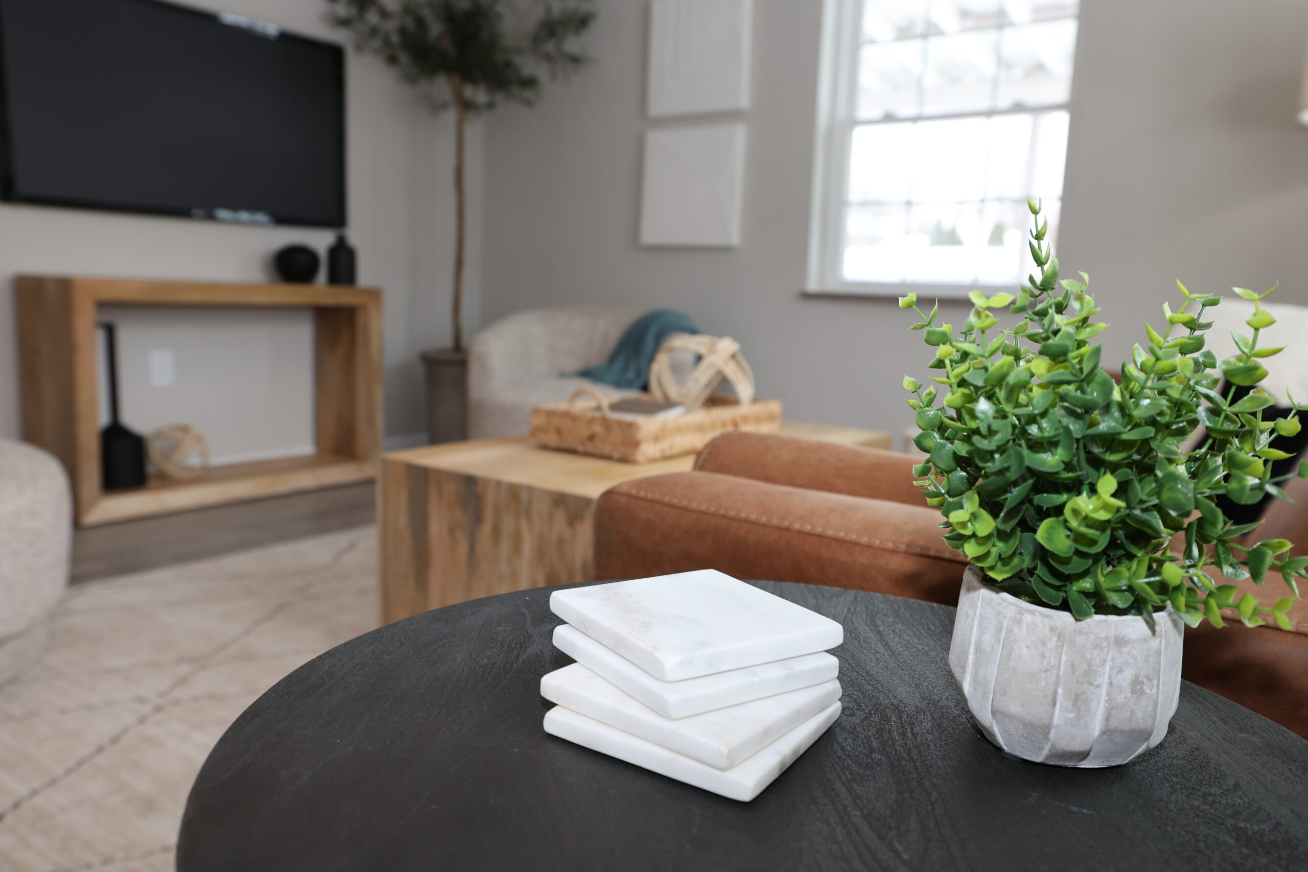 Staged interior by Set the Stage